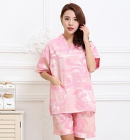 【浴服汗蒸服-全棉-女款-XL-1套/組】安然納米全棉男女款純棉 高檔情侶款桑拿服批發 按摩服-716001