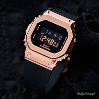CASIO卡西歐G-SHOCK玫瑰金女士手錶小方錶GM-S5600PG-1/4/SB/SK-7
