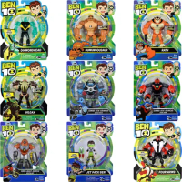 Original Ben10 Action Figure Toys Alien Force Cartoon Anime Game Collection Model Doll Protector of Earth Boy Birthday Gifts Toy