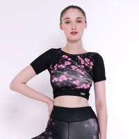 AUM Dragon Sakura - Crop Top Wanita
