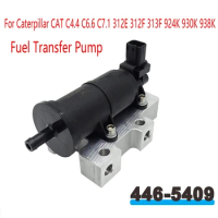 12V Fuel Transfer Pump Parts 446-5408 4465408 For Caterpillar CAT C4.4 C6.6 C7.1 312E 312F 313F 924K 930K 938K