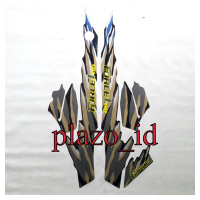 striping stiker lis les body yamaha force 1 1993 gold Motorcycle