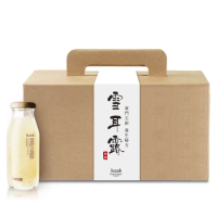 【Lisscode】有機雪耳露190mlx10入禮盒版(白木耳飲、白木耳露、銀耳、銀耳露)