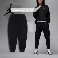 Nike 褲子 Jordan Essential Fleece Pants 男款 黑 長褲 內刷毛 休閒 喬丹 DQ7341-010