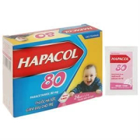 Bột sủi Hapacol 80 giảm đau, hạ sốt cho trẻ