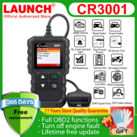 LAUNCH CR3001OBD2 Scanner Support Full OBD2 Functions Auto Scan Diagnostic Tool PK ELM327 V1.5 Icar2 Code