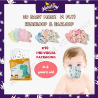 【0-3 YRS OLD】 DUCKBILL BABY MASK KIDS MASK DISPOSABLE MASK KIDS MASK 4 PLY