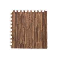 【特力屋】拼花木藺草紋雙色地墊 淺色 60*60*2cm 4入附邊條