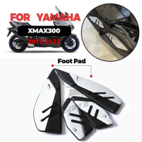Motorcycle Accessories Footrest Foot Pads Pedal Plate Pedals For Yamaha XMAX125 XMAX250 XMAX300 X-MAX300 X-MAX250 2017 - 2024