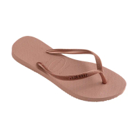 【havaianas 哈瓦仕】拖鞋 女鞋 夾腳拖 絲絨 巴西 Slim Velvet 粉色 4140265-9898W(哈瓦士)