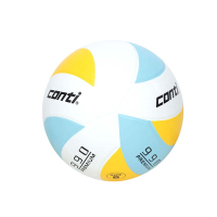 conti 5號頂級超世代橡膠排球-訓練 5號球 V990-5-WYB 黃淺藍白
