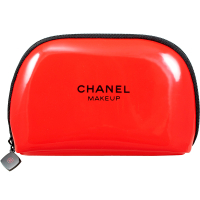 CHANEL 香奈兒 豔紅漆皮化妝包(小)(MAKE UP)