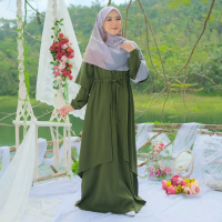 SALIFAH - KYUNGMI DRESS / dress polos remaja 2 look kekinian