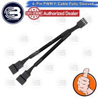 [CoolBlasterThai] 4-Pin PWM Fully Sleeved Y-Splitter Fan Cable Male to Female สวัสดิการสด