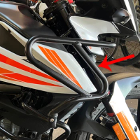 Motorcycle Accessories Engine Guard Upper Crash Bar Frame Protector Fairing Bumper For KTM 390 Adv Adventure 2020 2021 2022 2023