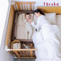 farska 童趣森林5合1嬰兒大床 Long 適用於嬰兒/床圍欄/畫桌/沙發/書桌等多功能使用