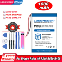 LOSONCOER 1000mAh Battery For Bryton R530 R405 530 GPS
