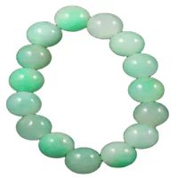Chinese Jade Stone Stretchy Bracelet With Jade Beads,Beautiful Bangle