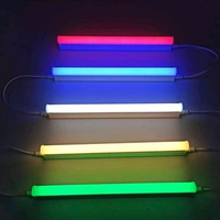 LAMPU TL T5 NEON LED PANJANG 120CM CAHAYA BIRU MERAH HIJAU PINK PUTIH DAN KUNING HANGAT putih