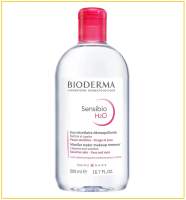 BIODERMA 貝德瑪深層卸妝水粉水 DEEP SENSIBIO H2O MICELLAR WATER MAKEUP REMOVER (SENSITIVE SKIN) 500ML 