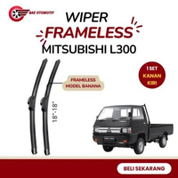 Wiper Soft Frameless Mobil Mitsubishi L300 Kaca Mobil Depan Satu Pasang Kanan Kiri Wiper Frameless