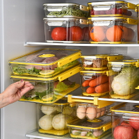 冰箱保鮮收納盒 食級計時冷凍儲物蔬菜分類冷藏廚房整理神器