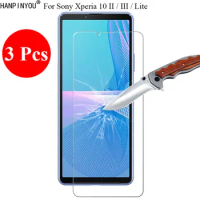 3 Pcs/Lot New 9H 2.5D Tempered Glass Screen Protector For Sony Xperia 10 V IV II III Lite Protective