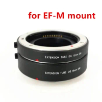 EOSM Electronic AF Auto Focus Macro Extension Ring Tube Set for Canon EOS M M2 M3 M5 M6 M100 M10 M50 + EF-M Lens