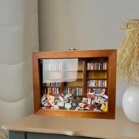 Shaking Bookshelf Wooden Home Decoration Bookshelf Bookshelf Ornament for Reader