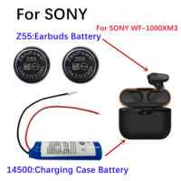 Original New ZeniPower 3.7V Z55 Battery For Sony WF-1000XM3 WF-SP900 WF-SP700N WF-1000X TWS Earbuds Earphone Battery+Gift Tools