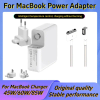 MacBook 45W 60W 85W Magsafe 1/2 Pengecasan Magnetik untuk MacBook Air/Pro A1466 A1278 A1502 A1398 A1
