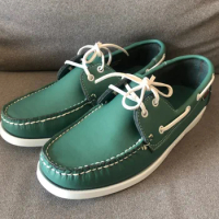 Best Selling Women Walking Boat Shoes Green Casual Shoes Adult 2023 Fashion Loafers Shoes Mens Comfortable Driving Shoes For Man