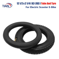 12 Inch Tire 12 1/2 x 2 1/4 ( 62-203 ) Fits Many Gas Electric Scooters and E-Bike 12 1/2X2 1/4 Wheel Tyre &amp; Inner Tube