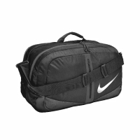 【NIKE 耐吉】行李袋 Run 34L 黑 銀 反光 多夾層 收納 訓練包 包包 運動 大容量(N000358904-5NS)