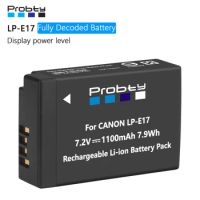 LP-E17 LPE17 Full Decode Camera Battery For Canon R8 R10 R50 RP 850D 800D 760D 750D 200D 77D M6 M5 M3 200D M6II II Charger