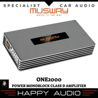 Power Amplifier Monoblock 1 Channel MUSWAY ONE2000 1-Channel Mono Class D Amplifier 2040 Watt RMS OR