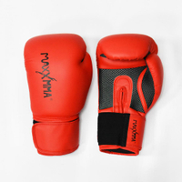MaxxMMA 戰鬥款拳擊手套-紅色-散打/搏擊/MMA/格鬥/拳擊