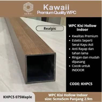 KAWAII WPC Panel Dinding HOLLOW INDOOR Partisi Kisi Sekat Ruangan 5x5cm Panjang 290cm | PVC WPC Wall