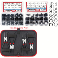 455/914/4-piece set: circlip pliers, C-type clamp, external circlip, circlip combination set, circul