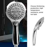5 Modes Bath Rainfall Shower Jetting Shower Head High Pressure Filter For Water ShowerHead Plating Anti-Corrosion Bathroom Spray