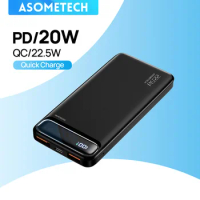 Portable Charger Power Bank 10000mAh 20000mAh External Battery LED QC3.0 PD Fast Charge PowerBank 10000 20000 mAh For Xiaomi mi