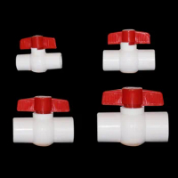 20/25/32mm/40mm Pipe PVC Valve Connector Water Pipe Fitting Ball Valve Water Pipe Valve Agriculture Garden Irrigation Fittings