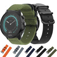 24mm Nylon Watch Band Strap For Suunto 9 7 Baro/Suunto D5 Spartan Sport Wrist HR /Baro sport replacement Bracelet Belt Wristband