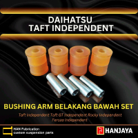 Taft Independent Bushing Arm Belakang Set Atas dan Bawah Custom Polyurethane Bushing