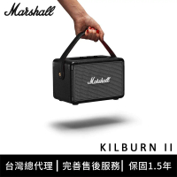 【Marshall】 Kilburn II 攜帶式藍牙喇叭-經典黑/古銅黑-經典黑