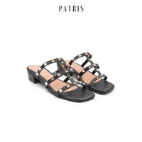 PATRIS Aleira Sandal Wanita Heels / Hak 3 Cm 39 Black Enola