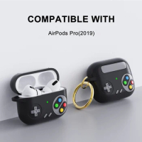 Retro Game Machine Design Wireless Bluetooth Headset Cover For Apple Airpods 3 Pro 2 Gameboy Earphone Protective Silicone Case