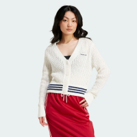 【adidas 愛迪達】運動外套 休閒外套 針織 女外套 CARDIGAN(IX1049)