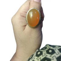 Batu cincin Cempaka madu motif cantik