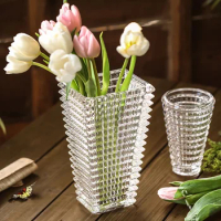 Large Bonsai Big Vase Flower Plant Pots Indoor Nordic Modern Design Glass Vase Transparent Bud Decoration Chambre Room Decors